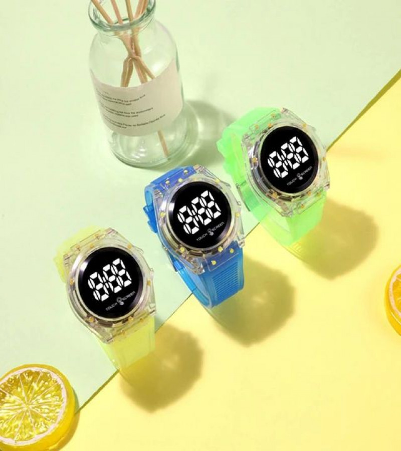 HOT DEAL NO1.Wristband Watch High Accuracy Watch Colorful Adjustable Led Digital Watch High Accuracy Touch Screen Lightweight Unisexonly 699