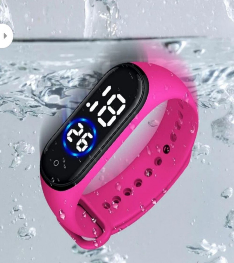 Hot deals 1 Creative Cute Kid Watch Sport Led Digital Children Wrist Watches Waterproof Baby Girls Gift Boys Silicone Strap Clockonly 179