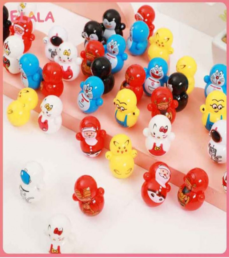 HOT DEALS N1.1 Mini Doraemon Plastic Wobble Wobbler Figurine Tumbling Toy Anime Characteronly 59