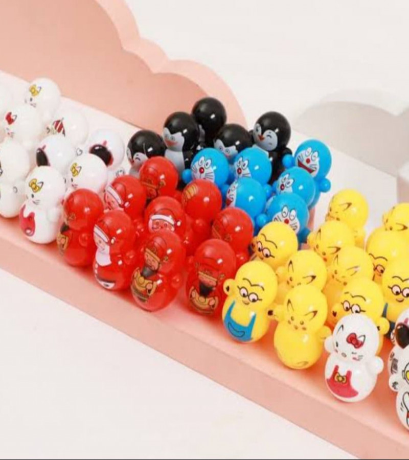 HOT DEALS N1.1 Mini Doraemon Plastic Wobble Wobbler Figurine Tumbling Toy Anime Characteronly 59