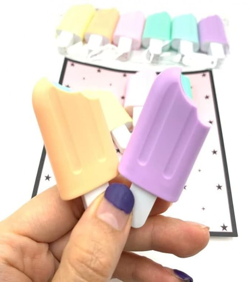 HOT DEALS NO 1.1PCS of highlighter Cute Highlighter Wine Bottle Ice Cream Lovely Cartoon Paint Marker Pen School Office