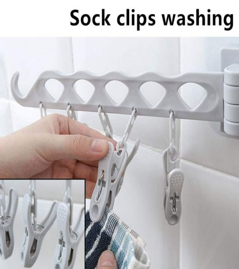 HOT DEALS NO 1.Multi-Function Folding Clothes Hanger Rack for Clothes T-Shirt and Dresses Wardrobe Closet Organizer Clothes Hanging Socks Undergarment
