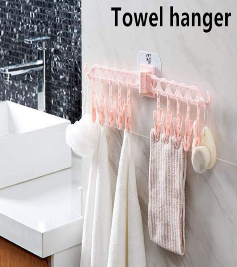 HOT DEALS NO 1.Multi-Function Folding Clothes Hanger Rack for Clothes T-Shirt and Dresses Wardrobe Closet Organizer Clothes Hanging Socks Undergarment