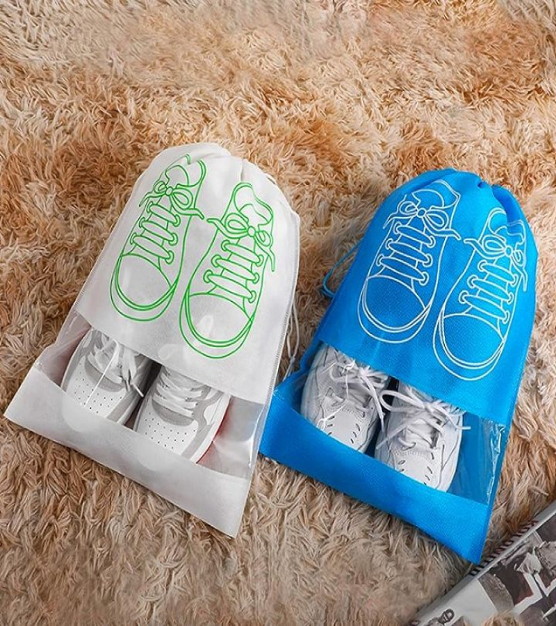 HOT DEALS NO1 .1 PCS Non-Woven Fabric Dustproof Shoe Bags with Drawstring for Travel, ONLY 99