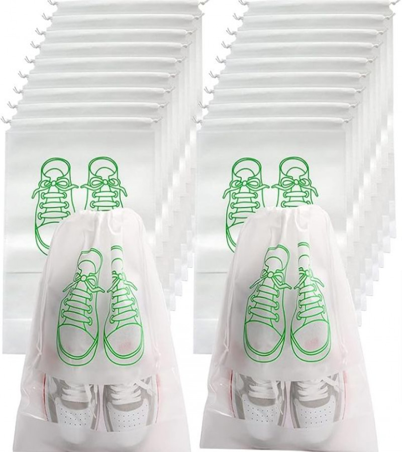 HOT DEALS NO1 .1 PCS Non-Woven Fabric Dustproof Shoe Bags with Drawstring for Travel, ONLY 99