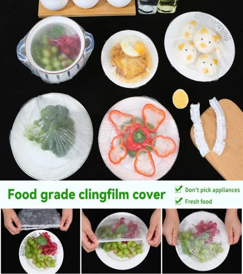 HOT DEALS NO1- 10pc Disposable Cling Film Cover Household Refrigerator Food only 49