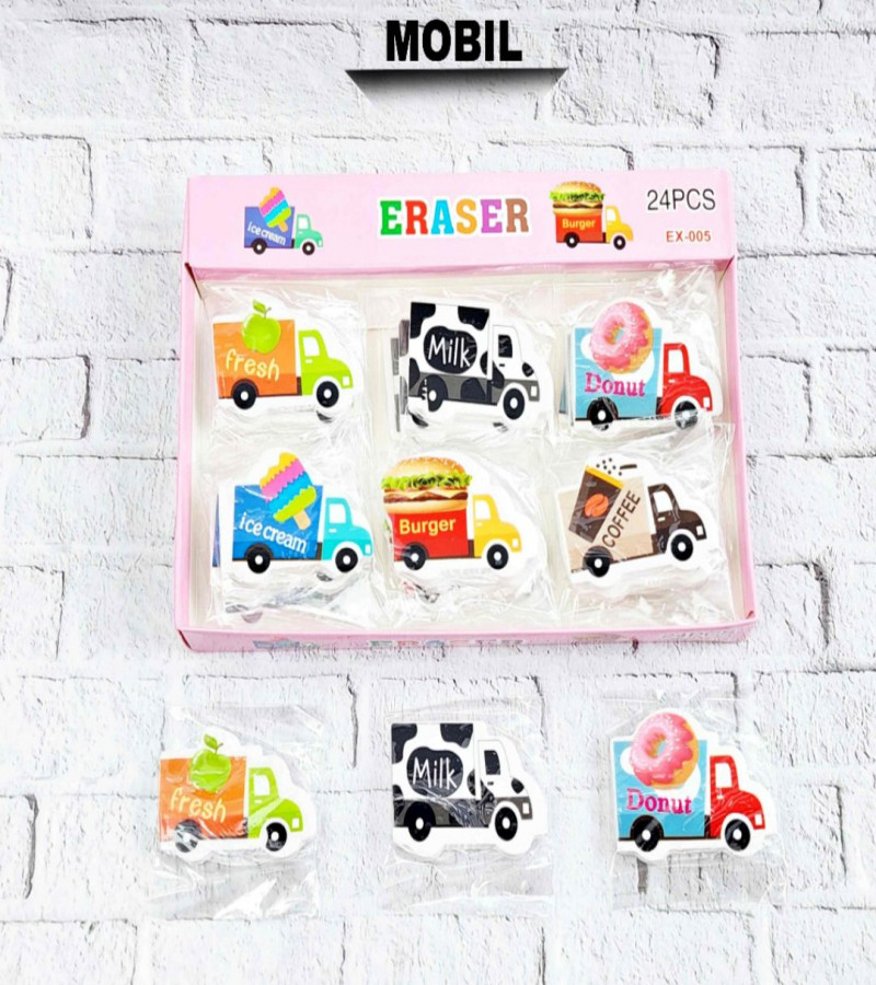 HOT DEALS NO1 1pcs Erasers for Kids Large Transport Vehicle Erasers for Kids Desk for Classroom Prizes Erasers