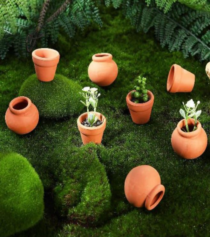 HOT DEALS NO1. 3 PcSmall Mini Clay Pots 3 pcs Terracotta Pot Clay Ceramic Pottery Planter,Cactus Flower Nursery Terra Cotta Pots, with Drainage Hole