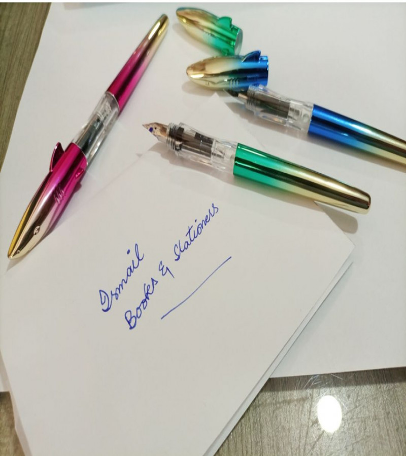 Hot deals no1 Fish Ink Pen Fountain Pen Fish Cute Fancy Ink Pen New arirval Pack of 1 PCs only 299