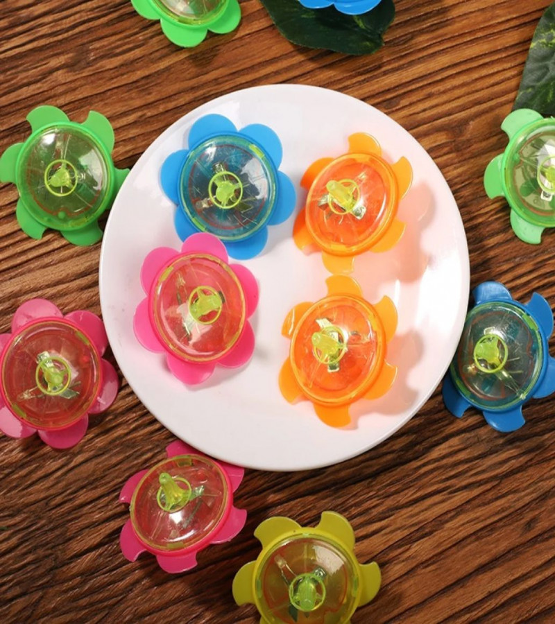 hot deals no1 Hand rubbing luminous plastic small gyro nostalgic toy boy and girl hand rotating kindergarten prize small gift flash