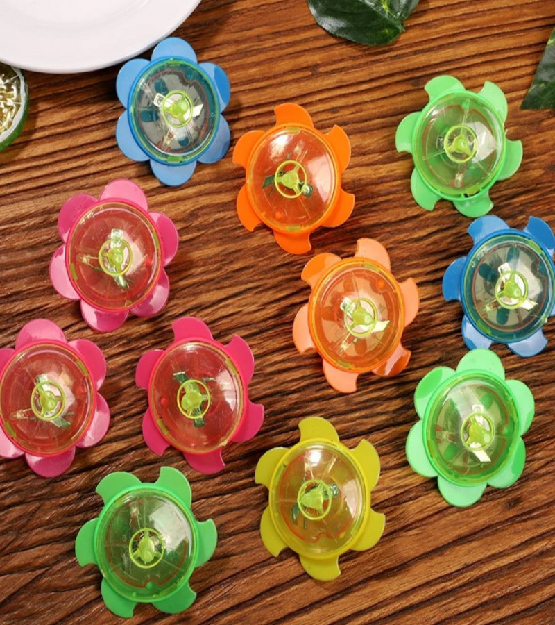 hot deals no1 Hand rubbing luminous plastic small gyro nostalgic toy boy and girl hand rotating kindergarten prize small gift flash
