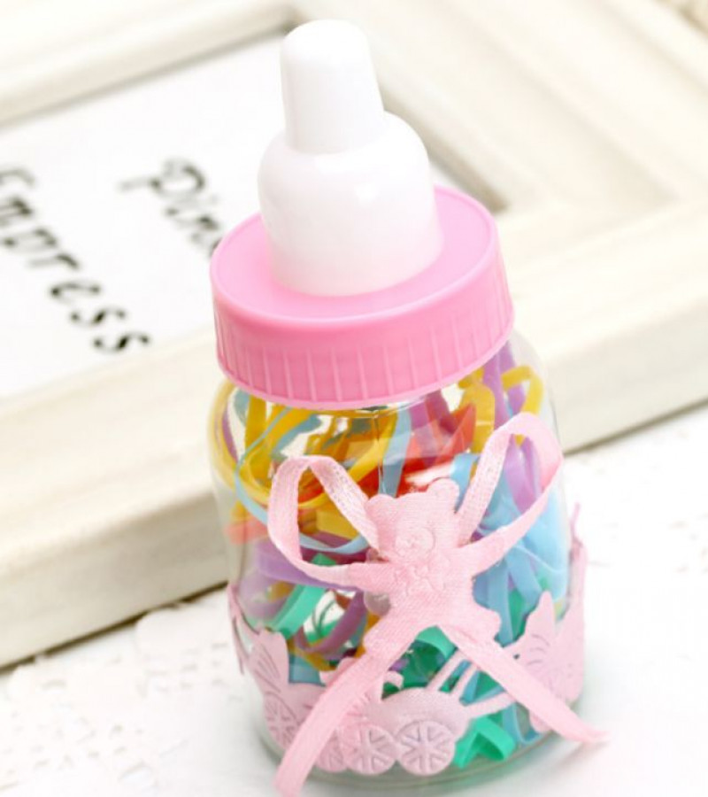 HOT DEALS NO1.01-Bottle Big, Multi Color Hair Rubber Band, Hair Ties For Women/GirlsRs. 99