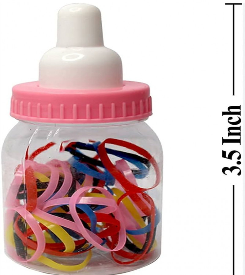 HOT DEALS NO1.01-Bottle Big, Multi Color Hair Rubber Band, Hair Ties For Women/GirlsRs. 99