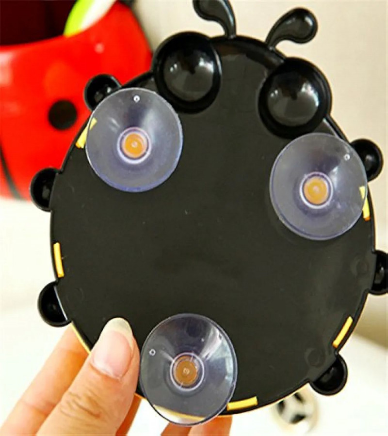 HOT DEALS NO1.1 Pieces Creative Cute Cartoon Ladybug Kids Wall Suction Cup Mount Toothbrush Toothpaste Holder and Storage Organizer only 249