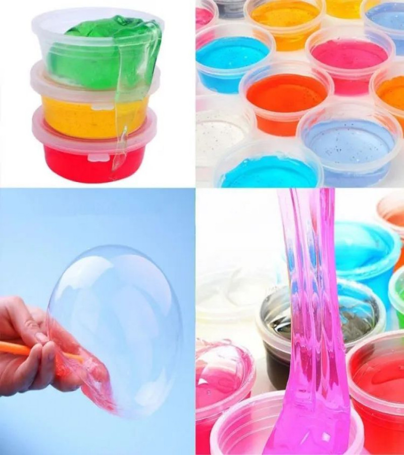 HOT DEALS NO1.12pcs Glitter Slimes Magic Crystal Soft Fluffy Party Prank Slime Fun Toy For Kids Boys and Girlsonly159