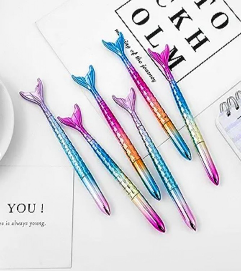 HOT DEALS NO1.1Pack Cute Refillable Mermaid Pen Case, Fish Pen Set Creative Mermaid Pen for Mermaid Party Supplies only 189