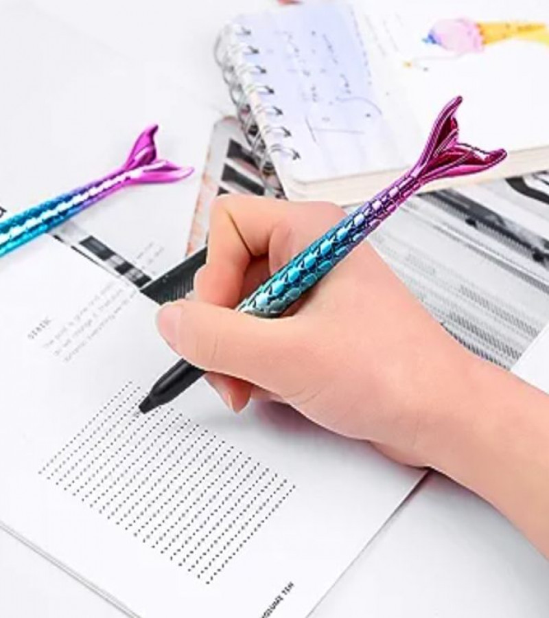 HOT DEALS NO1.1Pack Cute Refillable Mermaid Pen Case, Fish Pen Set Creative Mermaid Pen for Mermaid Party Supplies only 189