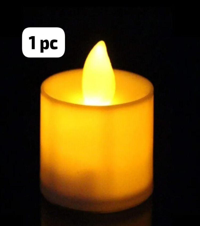 HOT DEALS NO1.1PC LED Electronic Candle Wave Mouth Candle Flameless Flashing Candle Button Battery Lamp Tea Light Wedding Party Decorationonly 79