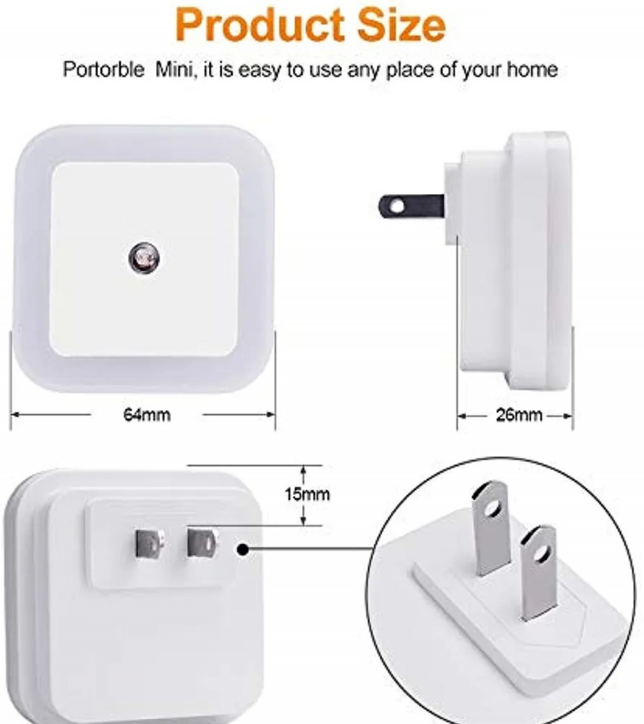 HOT DEALS NO1.1PC LED Lights 220V LED Night Light, Mini Light Sensor Control Night Light Lamp for Children Kids Living Room
