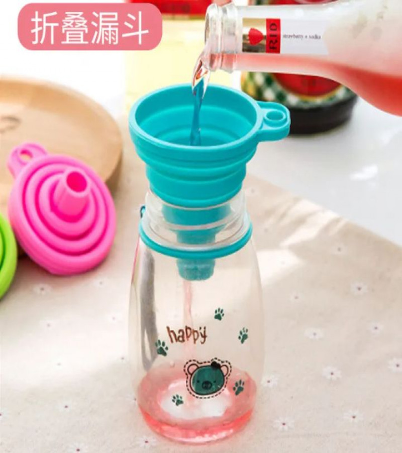 HOT DEALS NO1.1PC Mini Silicone Foldable Funnel Hopper Collapsible Style Portable Easy only 79