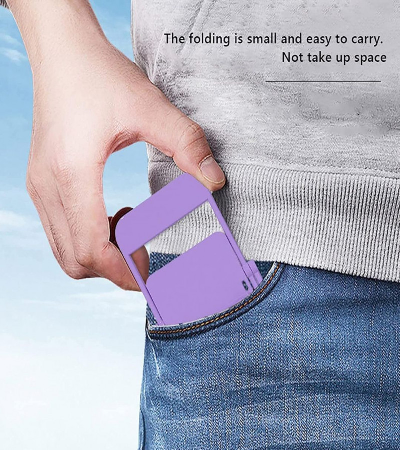 HOT DEALS NO1.1PCs Mini Chair Shape Cell Phone Stand Foldable Universal Candy Color Mobile Phone Holder Multi-Angle Cradle for Desk