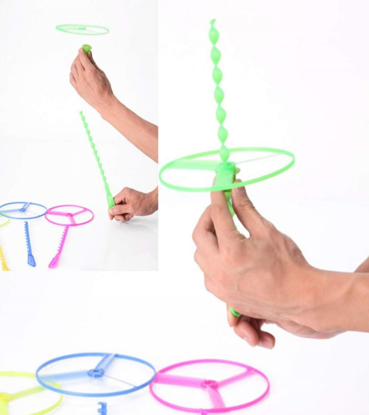 HOT DEALS NO1.5pcs Plastic Dragonfly Bamboo Dragonfly Toy Creative Bamboo-Copter Mini Helicopter Birthday Pinata Fillers Kids Party Toy Favor Bag