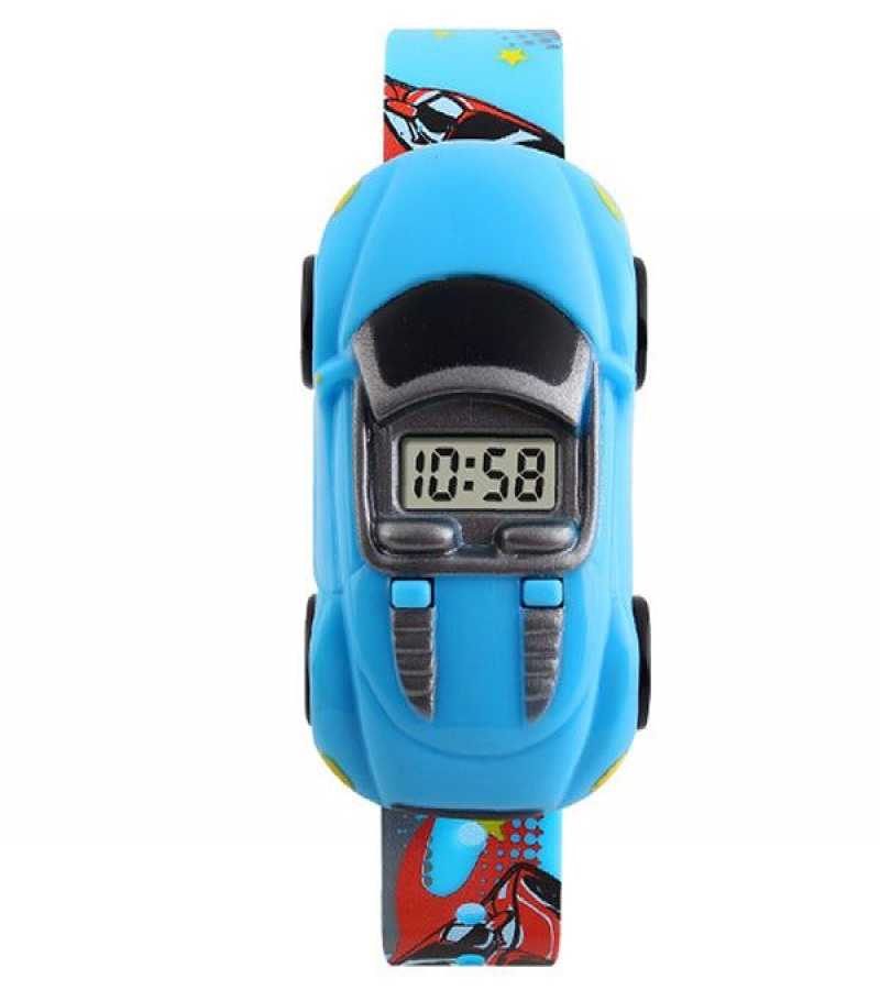 HOT DEALS NO1.Bernsuisse Fashion Creative Children Cartoon Toy Car Digital Yellow Dial Boys And Girls Wrist Watches -1241only 279