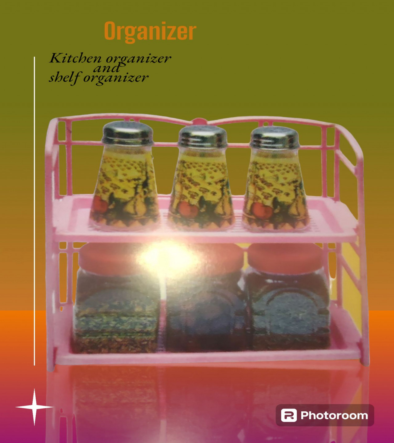 HOT DEALS NO1.Best Quality Multi-Purpose 2 Layers Plastic stand for spices bottle Only 299