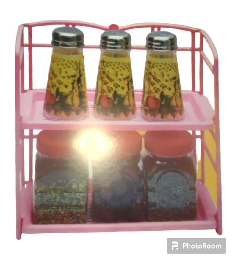 HOT DEALS NO1.Best Quality Multi-Purpose 2 Layers Plastic stand for spices bottle Only 299