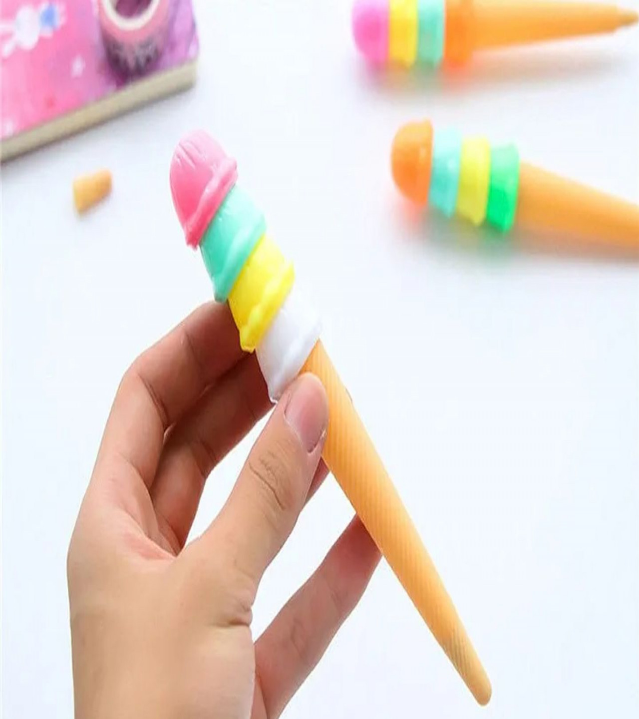 HOT DEALS NO1.Fashion Cute Cartoon Ice Cream Gel Pen Creative Cartoon Ball Pens Office School Supply Stationery (1PCS)only 299