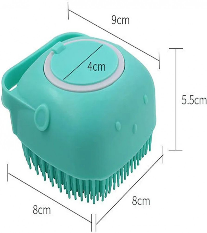 HOT DEALS NO1.GEOOT Silicone Body Scrubber Brush, Shower Body Brush, Silicone Massage Bath Brush with Soap Dispenser only 249