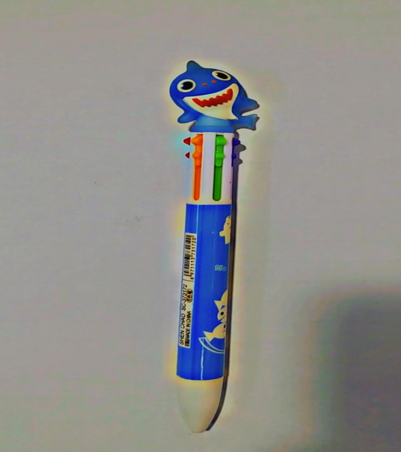 HOT DEALS NO1.Hello Kitty 0.7mm 6-Color Multicolor Ballpoint Pen w/Hello Kitty Figure 1PC