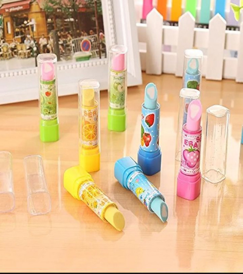 HOT DEALS NO1.Lipstick Shape Erasers Novelty Eraser School Stationery 1pcs ONLY 79