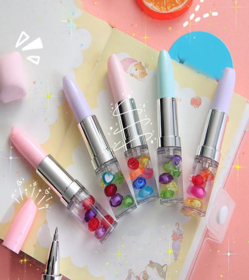 HOT DEALS NO1.Lipstick Shape Pen, 1 PCS Creative Ballpoint Writing Pens Multi- Color Lipstick Cute Ball Pen Novelty Office Stationery Gift only 99