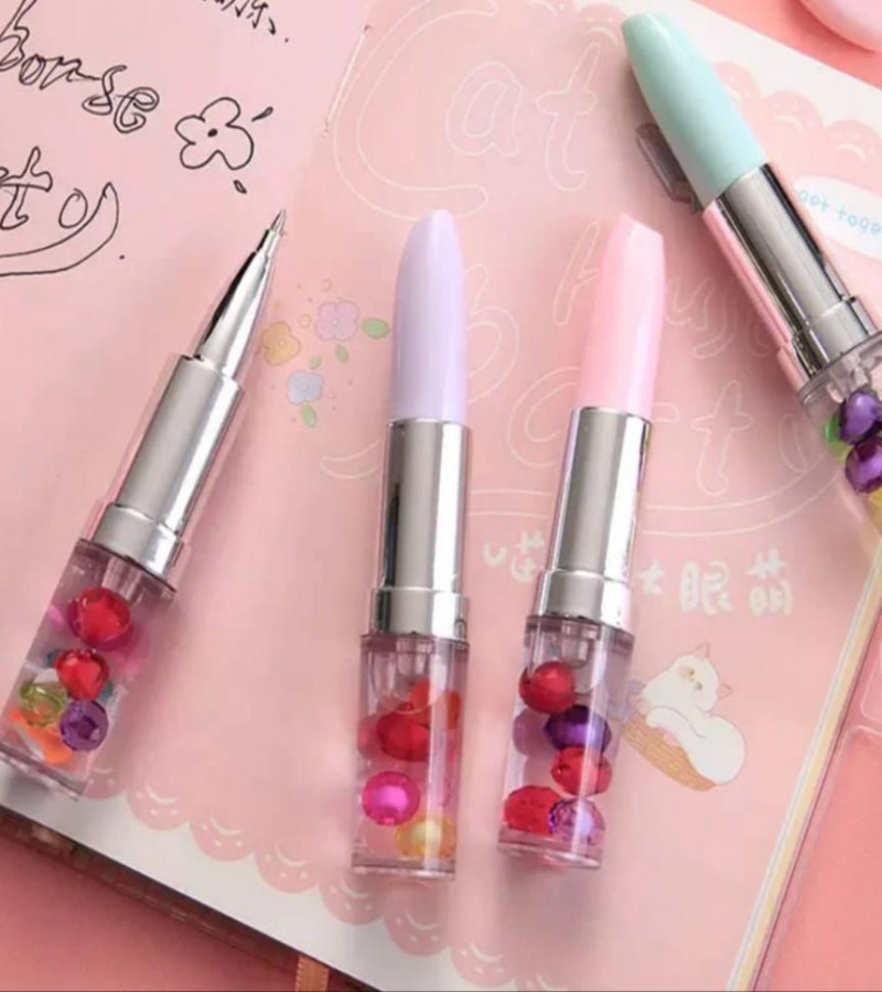 HOT DEALS NO1.Lipstick Shape Pen, 1 PCS Creative Ballpoint Writing Pens Multi- Color Lipstick Cute Ball Pen Novelty Office Stationery Gift only 99