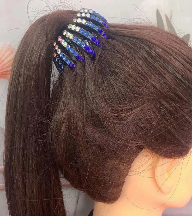 HOT DEALS NO1.Pack of 1 Bird Nest Hair Clips Women's Ponytail Holder Haircut Crystal Bird Nest Hair Bobbles Ponytail Hair clip