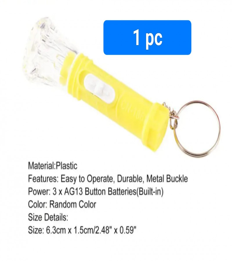 HOT DEALS NO1.Pack of 1 Hand Torch Portable Keyring LED Flashlight only 39