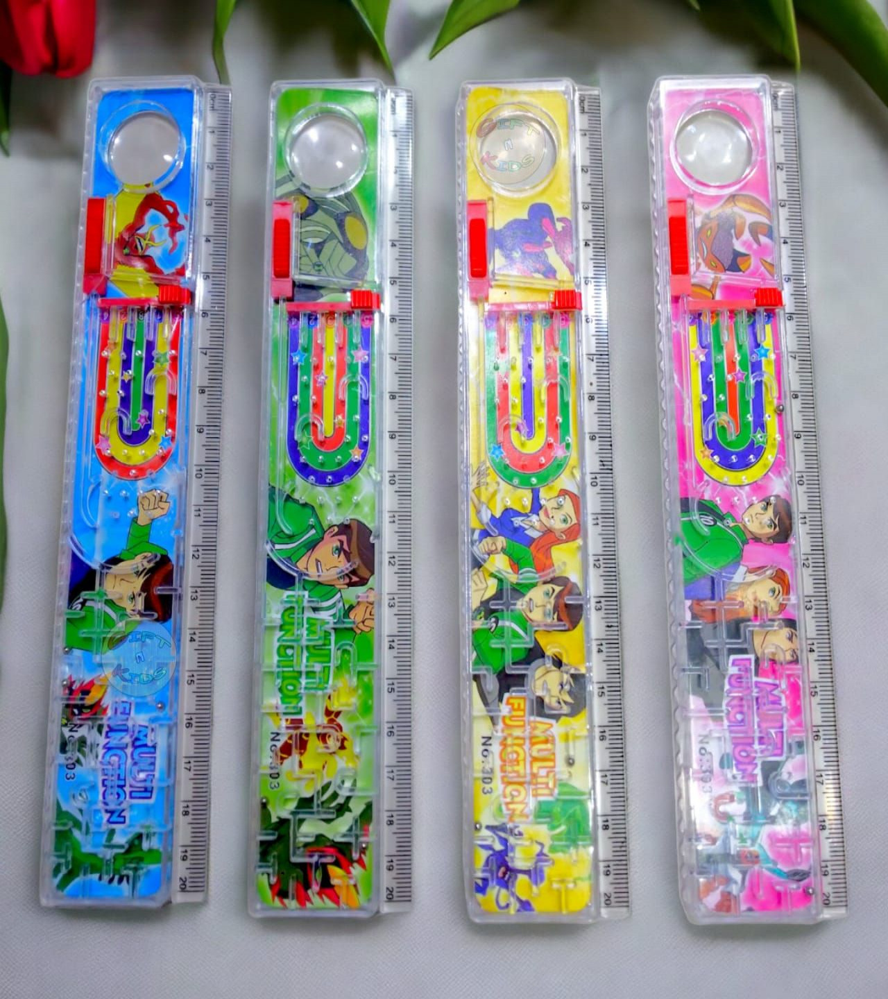 HOT DEALS NO1.Pack of1 3in 1 scales for children stationery only 129