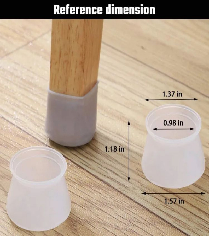 HOT DEALS NO1.SET OF 4 Table Chair Leg Silicone Cap Pad Furniture Non Slip Feet Cover Floor Protector Foot Bottom Pads Caps Rubber