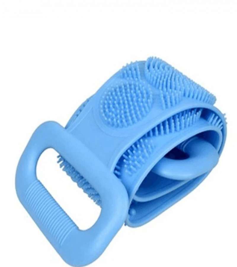 HOT DEALS NO1.Silicone Bath Body Brush Decontamination Rubbing The Back Painless Bathing Rubbing The Mud Long Back Adult Male Female Bathing
