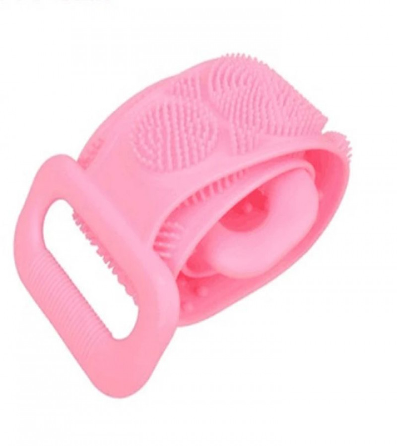 HOT DEALS NO1.Silicone Bath Body Brush Decontamination Rubbing The Back Painless Bathing Rubbing The Mud Long Back Adult Male Female Bathing