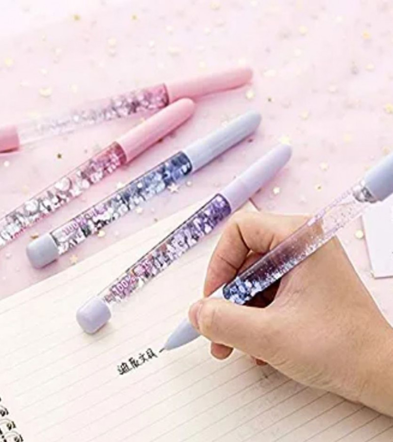 HOT DEALS NO1.South Korea Beautiful gal pen Quicksand pen 0.5mm Kids Japanese Gel Pens Kawaii School Supplies Stationary only 149