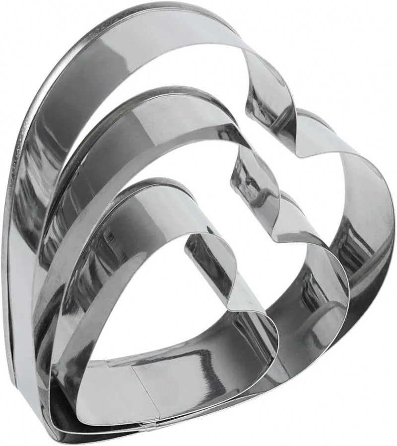 HOT DEALS NO1.Space BGMJ-02 Cookie Cutter, Hex Star/Plum/Round/Heart, Large, Medium, Small, 12-Piece Set only 299