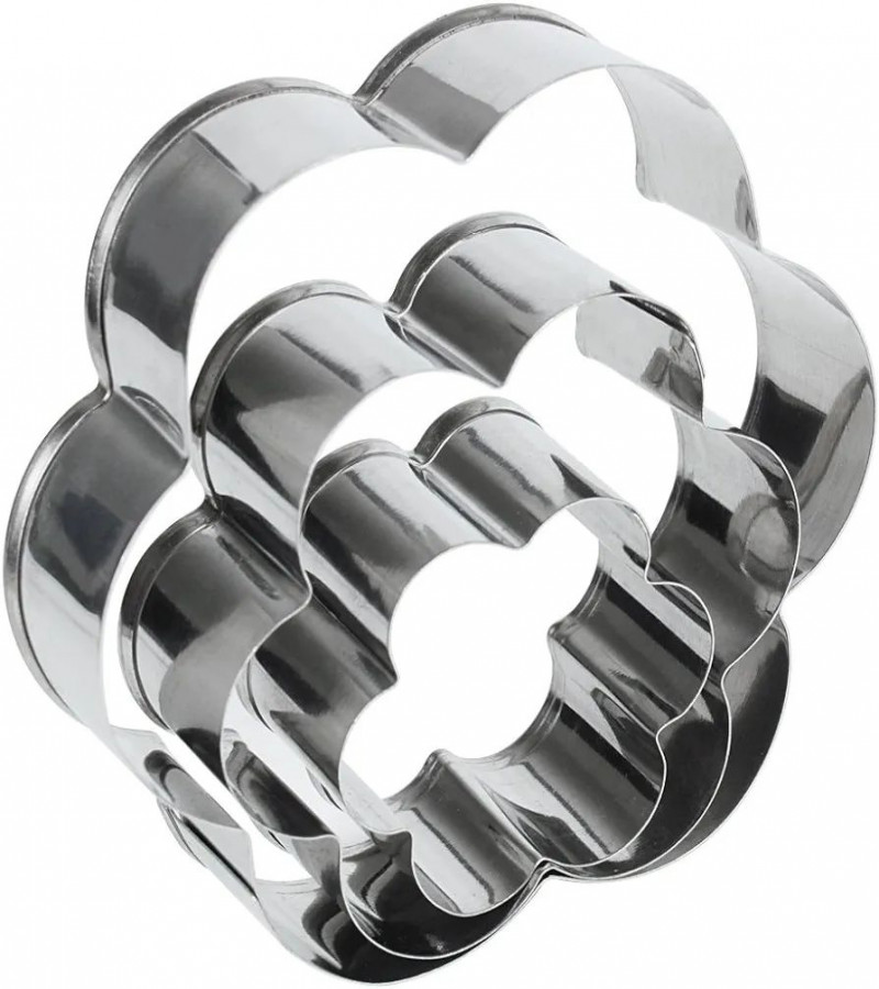 HOT DEALS NO1.Space BGMJ-02 Cookie Cutter, Hex Star/Plum/Round/Heart, Large, Medium, Small, 12-Piece Set only 299