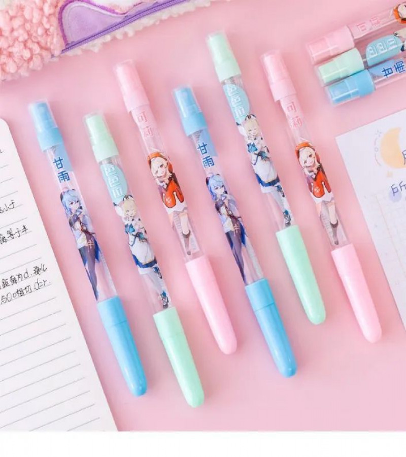 HOT DEALS NO1.Spray Pen Anime Cartoon My Melody Cinnamoroll Kuromi Disinfectant Pen multifunctional pen Stationeryonly 189