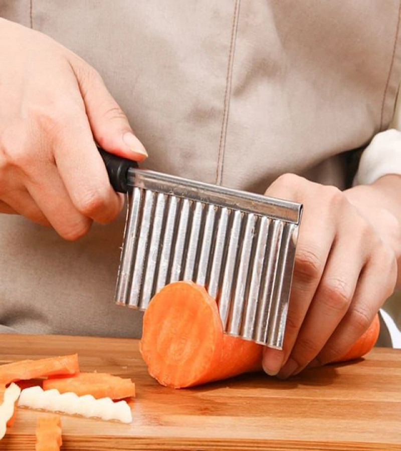 HOT DEALS NO1.Stainless Steel Wrinkle Cutter, French Fries Tool, Environmentally Friendly, Tasteless and Durable only 199