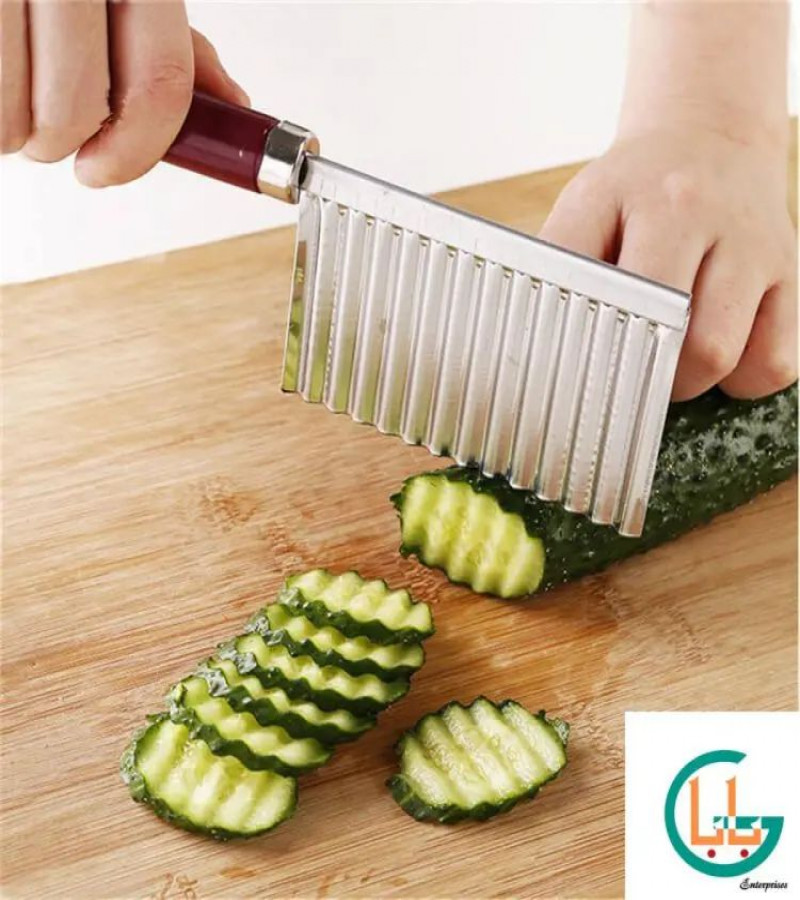 HOT DEALS NO1.Stainless Steel Wrinkle Cutter, French Fries Tool, Environmentally Friendly, Tasteless and Durable only 199