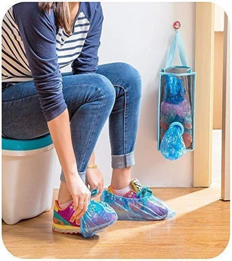 HOT DEALS NO1.Wall Hanging Garbage Bags Recycle Breathable Storage Polythene Garbage Bags Kitchen Organizer
