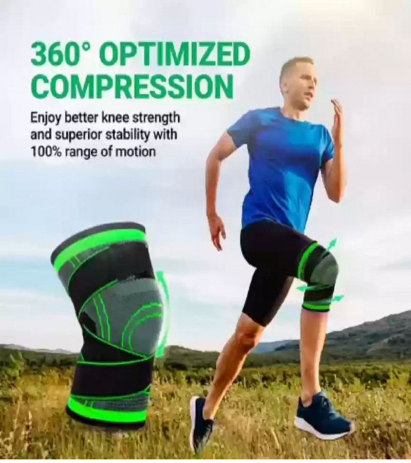 Knee Savers 7-Zone Compression Brace,360 Degrees Protective Adjustable Sport Compression Knee Pads Sleeve,Knee
