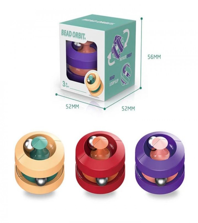 New and strange metal marbles adult decompression toys creative rotary finger track ball cube fingertip gyroscope only 229